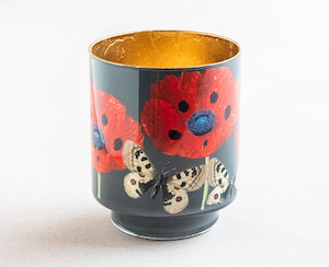 Candle Holder - Poppies - 14 - Creative Stuff