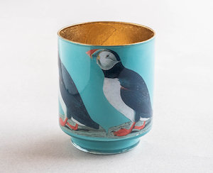 Candle Holder - Puffins 03 - Creative Stuff