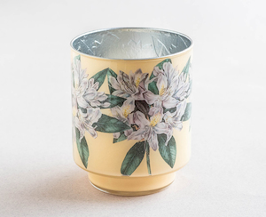 Candle Holder - Rhododendron Yellow - 10 - Creative Stuff