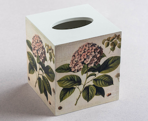 Tissue Box Cover - Hydrangea Mauve - Creative Stuff