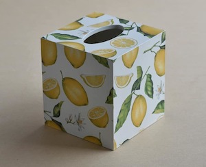 Tissue Box Cover - Lemons - Creative Stuff