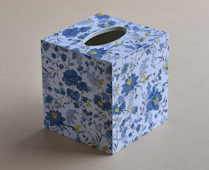 Tissue Box Cover - Oriental - Blue - White - Creative Stuff