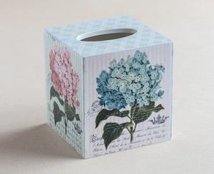 Tissue Box Cover Hydrangeas - Creative Stuff