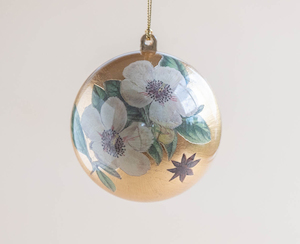 Christmas Bauble - White Rose - Creative Stuff