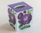 Tissue Box Cover Rose Botanical Purple - Creative Stuff