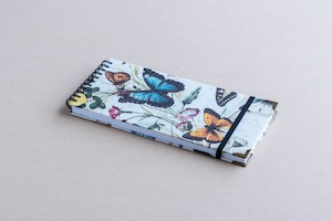 slim notebook - butterflies - bomo - Creative Stuff