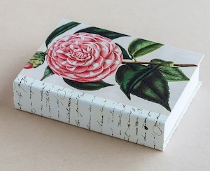 Jotter pad botanical camellia pink - Creative Stuff