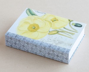 Jotter pad botanical poppy yellow - Creative Stuff