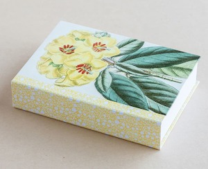 Jotter pad botanical primrose yellow - Creative Stuff