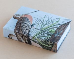 Jotter pad bird stork brown - Creative Stuff