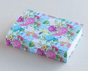 Jotter pad hydrangea pink blue - Creative Stuff