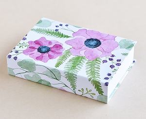 Jotter pad pink flower bold - Creative Stuff