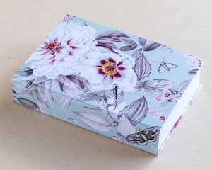 Homewares: Jotter Pad Peonies Green - Creative Stuff