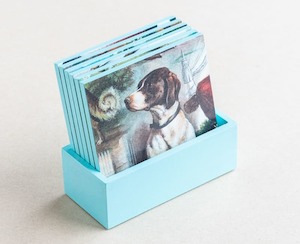 coaster set - dogs - bomo - Creative Stuff