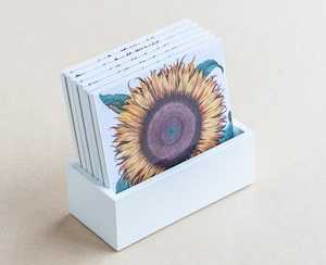 coaster set - sunflower - Creative Stuff