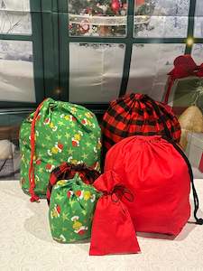 Reusable Christmas Bags - Grinch