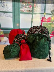 Reusable Christmas Bags - Christmas Balls