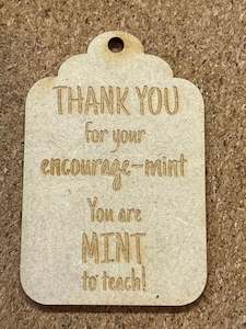 Gift: Thank you for your encourage-mint