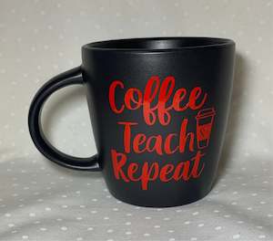 Coffee teach repeat - Black