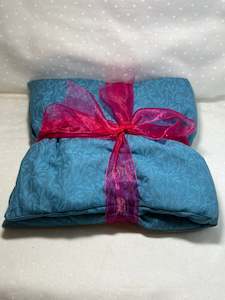 Gift: Wheat bag 1kg - Blue flowers