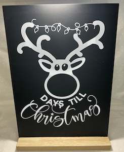 Christmas Countdown Board - Reindeer