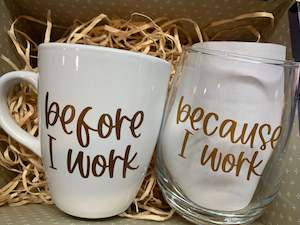 Gift: Before I work & Because I work