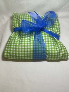 Lavender Wheat bag 1kg - Green Gingham