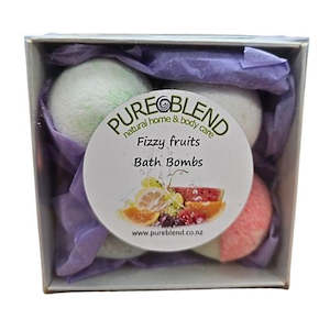 Fizzy Fruits Bath Bomb Pack - 4pc