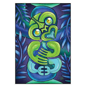 Sophie Blokker Greeting Card - Tiki Bright