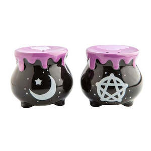 Witches’ Brew Cauldron Salt & Pepper Set