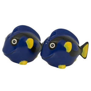 Blue Tang Fish Salt & Pepper Shaker Set