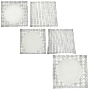 GAUZE MATS: Plain, Ceramic centre, Stainless steel