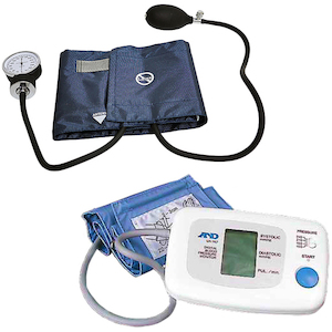 BLOOD PRESSURE MONITORS: Aneroid, Digital