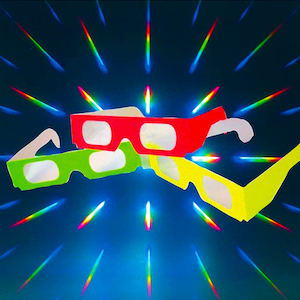 SCIENCE GIZMO: Rainbow glasses (double axis)