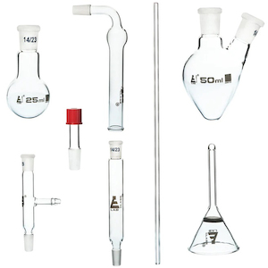 QUICKFIT EQUIVALENT SET: 27X/M (Organic chemistry set)