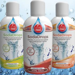 VitalZing Soda Drops Set Of Three Bottle's