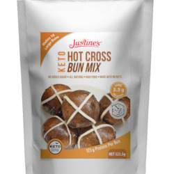 Cafe: Justine's Keto HOT CROSS Bun Mix