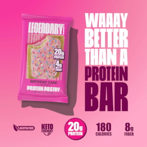 Legendary Birthday Cake  Protein Pastry