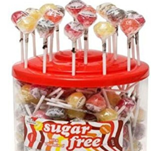 Simpkins Sugar Free Fruity Lollipop's (Assorted pack of 10)