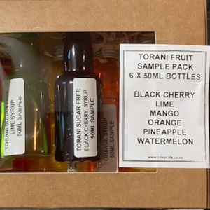 Torani Sugar Free Syrup Fruity Sample Pack of 6