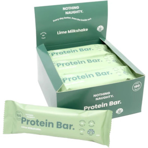 Box of 12, Nothing Naughty Lime Milkshake Protein Bar