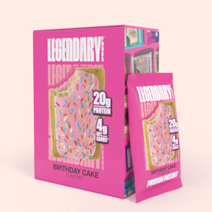 Box of 10 Legendary Birthday Cake Protein Pastry