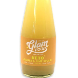 Glam Food Keto Ginger & Lime Splash 300ml