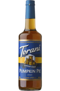 Torani Sugar Free Syrup 750ml Pumpkin Pie