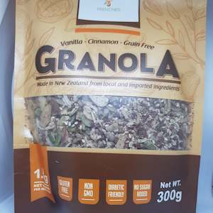 Frenchies Keto Cinnamon, Vanilla, Grain free Granola