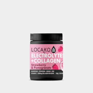 Locako Keto Electrolytes + Collagen Strawberry and Pomegranate