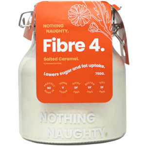 Nothing Naughty Salted Caramel Fibre 4 Prebiotic - 750g Jar