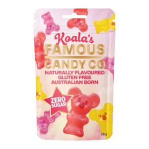 Cafe: Famous Candy Co Lollies Koala 70g