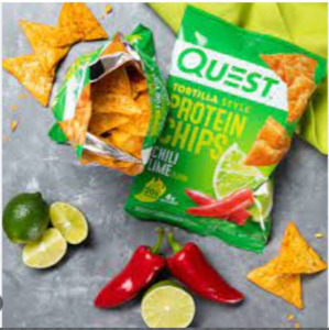 Chili Lime Tortilla Style Quest Protein Chips