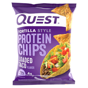 Cafe: Loaded Taco Tortilla Style Quest Protein Chips